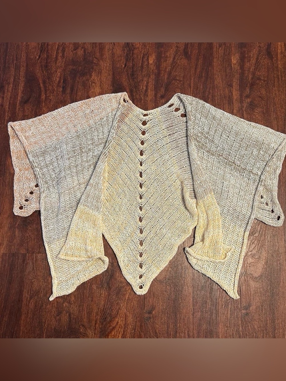 Hand Knit Knit Women's Poncho Shawl Sweater
